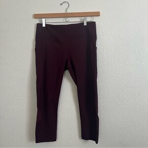 Lululemon Leggings in Burgandy Size 10